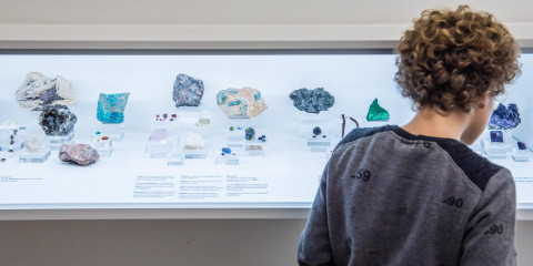 Kei-Cool, een tentoonstelling over geologie in De wereld van Kina: het Huis